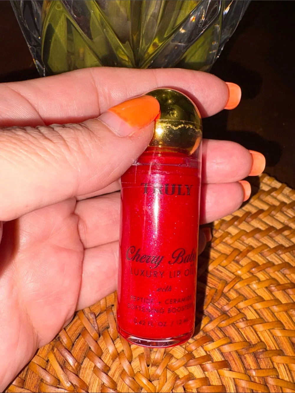 TRULY Cheeky Baby Luxury Lip Oil - Red New on box